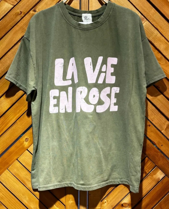 T-Shirts LA VIE EN ROSE