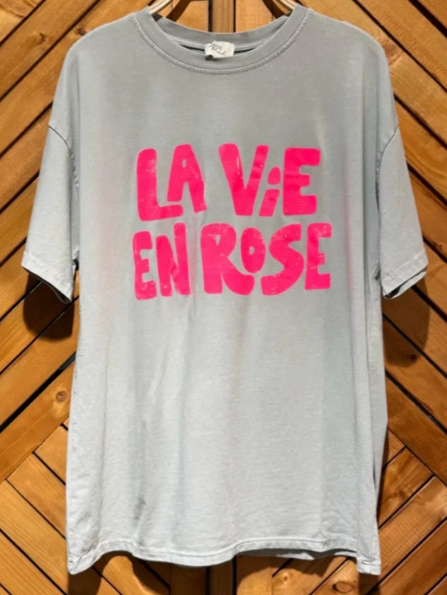 T-Shirts LA VIE EN ROSE