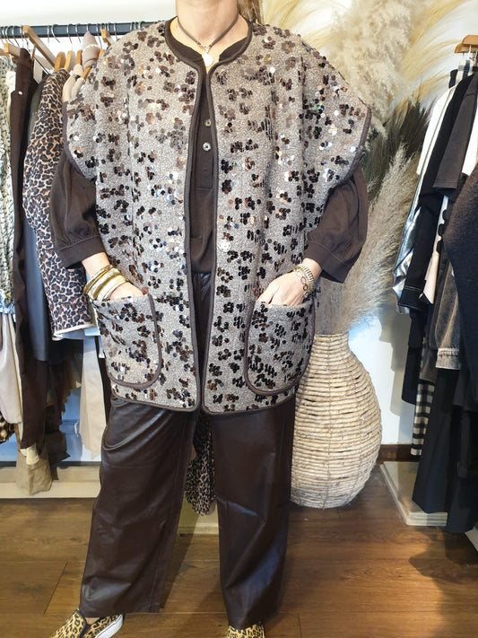 Veste Choco à Paillettes Dixie